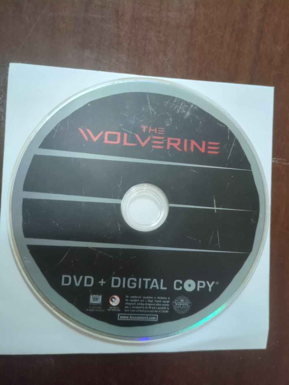 The Wolverine DVD disc only